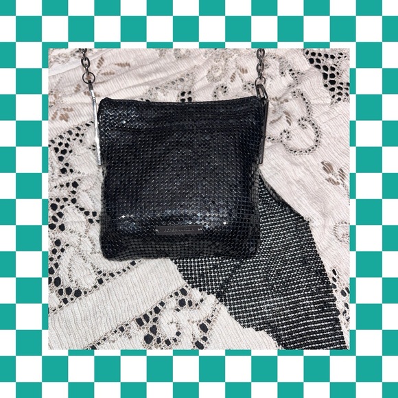 BCBG MAXAZARIA Black Metallic Evening Bag - Picture 2 of 10